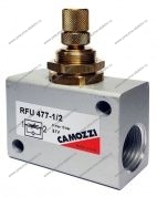 Дроссель CAMOZZI RFU-467-3/8 с обратным клапаном