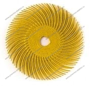 Радиальный круг 3М Scotch-Brit Bristle 75*9мм (тип С) (30126) желтый Р80